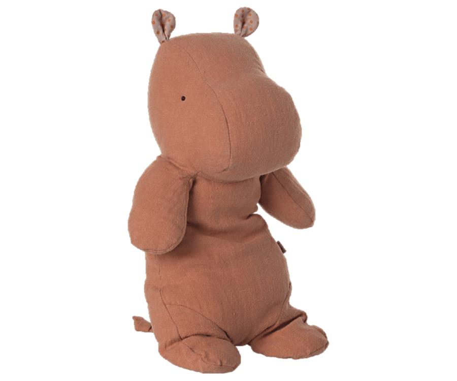 Flodhest fra Maileg - Safari Friends, Medium, Dusty Coral