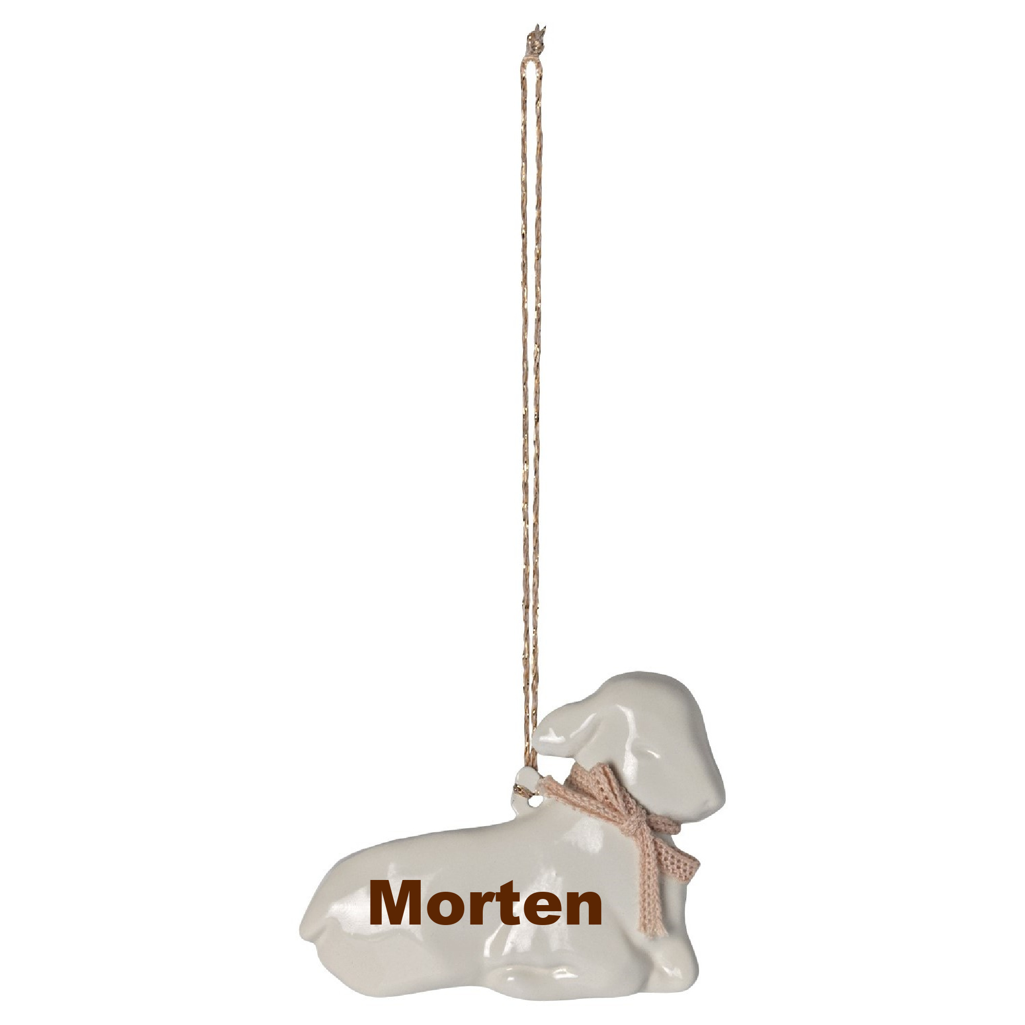 Påskepynt fra Maileg, Lam, Pudder, med/uden navn